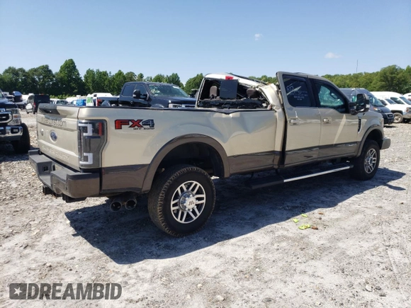 2017 Ford F-350 Platinum with VIN 1FT8W3BT8HEE00252, listed as a Copart auction lot 57881055 with Not provided miles and Non repairable. Bid and sale history available at DreamBid. Image 3.