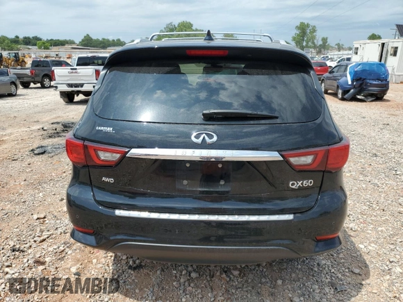 2020 Infiniti QX60 Pure with VIN 5N1DL0MM1LC507719, listed as a Copart auction lot 58029415 with 51,338 mi miles and Salvage title. Bid and sale history available at DreamBid. Image 6.