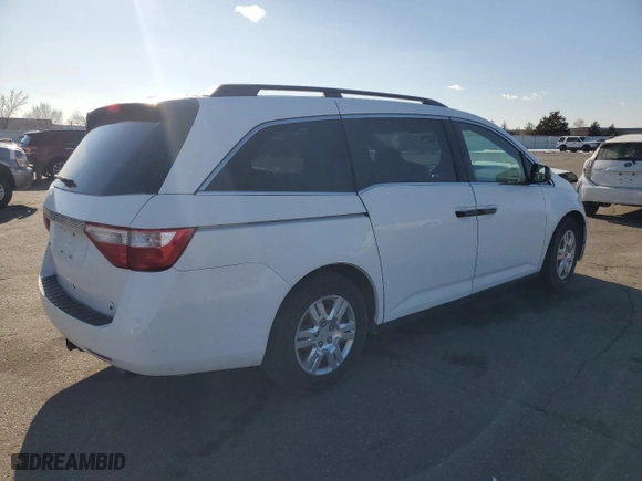 2013 Honda Odyssey LX with VIN 5FNRL5H26DB046666, listed as a Copart auction lot 48064605 with 191,453 mi miles and Salvage Title. Bid and sale history available at carsss.com. Image 3.