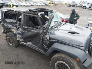 2018 Jeep Wrangler JK Unlimited Sport with VIN 1C4BJWDG3JL828513, listed as a IAAI auction lot 41535694 with 160,254 mi miles. Bid and sale history available at carsss.com. Image 6.