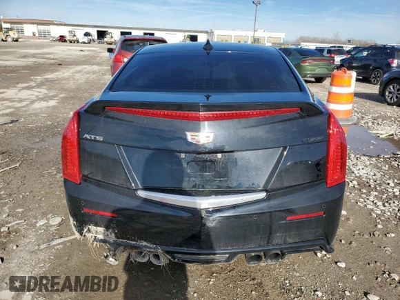 2017 Cadillac ATS-V with VIN 1G6AN5SYXH0151903, listed as a Copart auction lot 85381974 with Not Provided miles and Non Repairable. Bid and sale history available at carsss.com. Image 6.