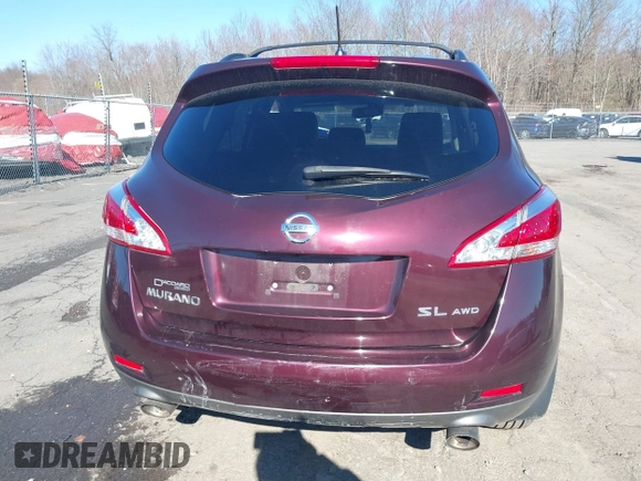 2013 Nissan Murano SV with VIN JN8AZ1MW4DW310576, listed as a IAAI auction lot 41916168 with 192,062 mi miles. Bid and sale history available at carsss.com. Image 17.