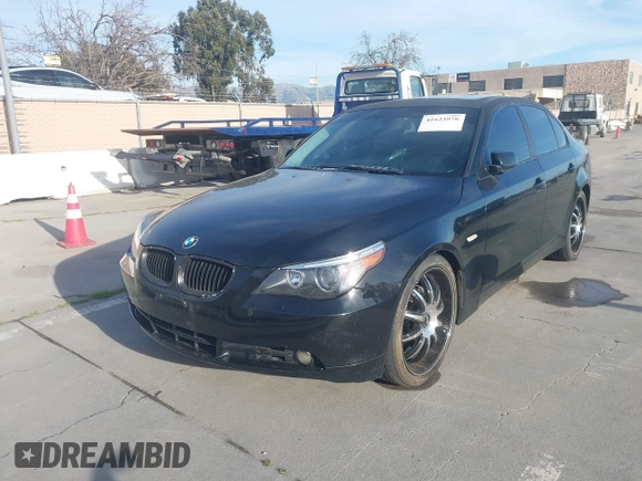 2006 BMW 5 Series 530i with VIN WBANE73576CM40521, listed as a IAAI auction lot 41623976 with 150,953 mi miles and . Bid and sale history available at carsss.com. Image 2.