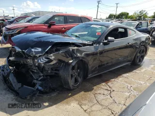 2021 Ford Mustang EcoBoost with VIN 1FA6P8TH4M5103605, listed as a Copart auction lot 58730594 with 63,996 mi miles and Salvage Title. Bid and sale history available at carsss.com. Image 1.