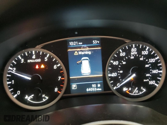 2019 Nissan Sentra SV with VIN 3N1AB7AP5KY441394, listed as a Copart auction lot 47825435 with 64,052 mi miles and Salvage Title. Bid and sale history available at DreamBid. Image 9.