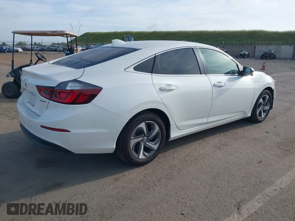 2019 Honda Insight EX with VIN 19XZE4F52KE029254, listed as a IAAI auction lot 42045653 with 75,420 mi miles and . Bid and sale history available at carsss.com. Image 4.