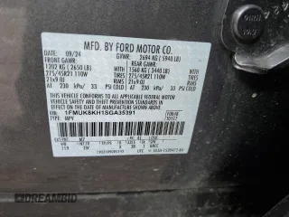2025 Ford Explorer ST-Line z VIN 1FMUK8KH1SGA35391, wystawiony jako Copart lot #51157515 z przebiegiem 10 269 mil mil oraz Szkoda całkowita • Salvage title. Historia ofert i sprzedaży dostępna na DreamBid. Obrazek 13.