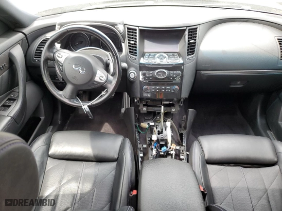 2015 Infiniti QX70 with VIN JN8CS1MW2FM483363, listed as a Copart auction lot 56015284 with 0 mi miles. Bid and sale history available at carsss.com. Image 8.