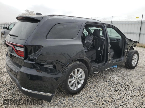 2024 Dodge Durango SXT with VIN 1C4RDHAG9RC131560, listed as a Copart auction lot 48574175 with 29,155 mi miles and Clean title. Bid and sale history available at DreamBid. Image 3.
