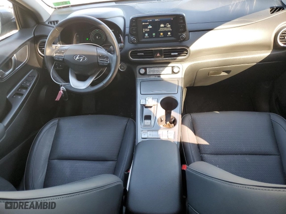 2021 Hyundai Kona Electric Limited with VIN KM8K33AG1MU115648, listed as a Copart auction lot 43498535 with 40,239 mi miles and Non Repairable. Bid and sale history available at carsss.com. Image 8.