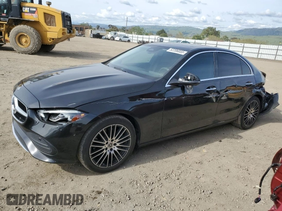 2023 Mercedes-Benz C 300 z VIN W1KAF4GB9PR127388, wystawiony jako Copart lot #52206855 z przebiegiem 40 693 mil mil oraz Szkoda całkowita • Salvage title. Historia ofert i sprzedaży dostępna na DreamBid. Obrazek 1.