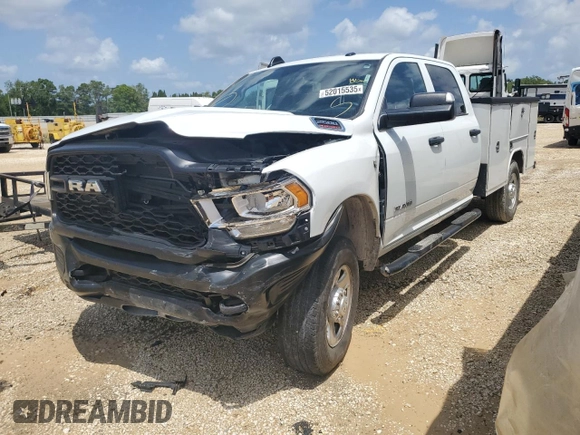 2022 Ram 2500 Tradesman с VIN 3C6UR5HJ4NG398616, выставлен на аукционе Copart как лот 52015535 с пробегом 61 189 миль миль и Списание • Salvage title. История ставок и продаж доступна на DreamBid. Изображение 1.