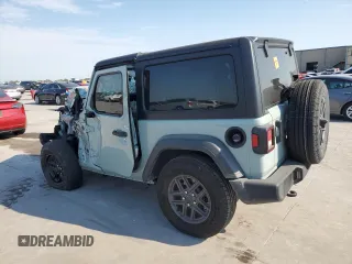 2024 Jeep Wrangler Sport S z VIN 1C4PJXAN9RW138743, wystawiony jako Copart lot #75490194 z przebiegiem 16 573 mil mil oraz Szkoda całkowita • Salvage title. Historia ofert i sprzedaży dostępna na DreamBid. Obrazek 2.