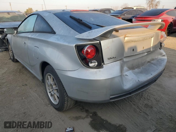 2001 Toyota Celica GT with VIN JTDDR32T410094062, listed as a Copart auction lot 41820935 with 177,356 mi miles and Salvage Title. Bid and sale history available at carsss.com. Image 2.