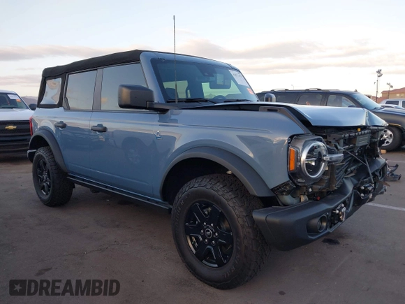 2024 Ford Bronco Black Diamond with VIN 1FMDE1BH2RLA96393, listed as a IAAI auction lot 42071431 with 213 mi miles and . Bid and sale history available at DreamBid. Image 1.
