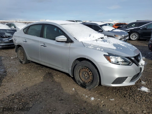 2016 Nissan Sentra SV with VIN 3N1AB7APXGL638047, listed as a Copart auction lot 48248955 with NaN miles and Salvage Title. Bid and sale history available at carsss.com. Image 4.