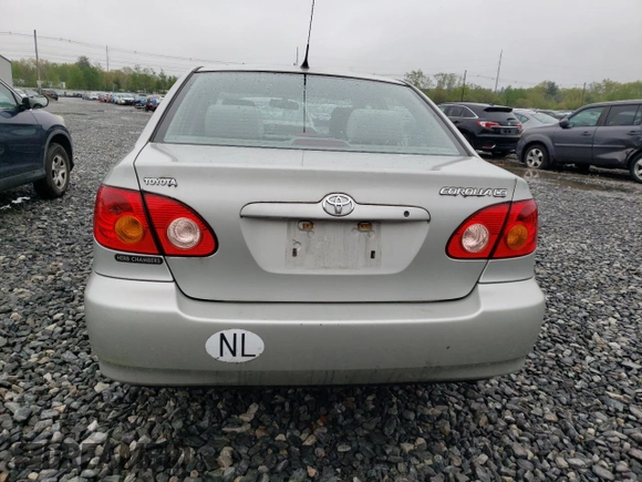 2004 Toyota Corolla CE with VIN 2T1BR32E24C299947, listed as a Copart auction lot 56100125 with 37,168 mi miles and Clean Title. Bid and sale history available at DreamBid. Image 6.