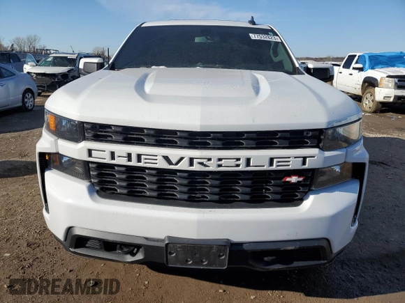 2020 Chevrolet Silverado 1500 Custom with VIN 1GCPWBEHXLZ268335, listed as a Copart auction lot 77532823 with 95,323 mi miles and Non Repairable. Bid and sale history available at carsss.com. Image 5.