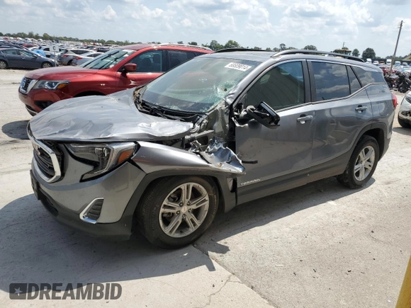 2021 GMC Terrain SLE with VIN 3GKALMEV0ML357375, listed as a Copart auction lot 68809014 with 73,186 mi miles and Salvage title. Bid and sale history available at DreamBid. Image 1.