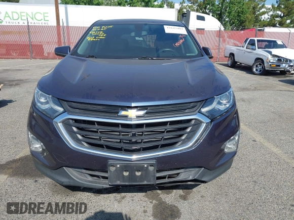 2018 Chevrolet Equinox LT with VIN 3GNAXJEV7JS536312, listed as a IAAI auction lot 42643403 with 168,673 mi miles and . Bid and sale history available at DreamBid. Image 18.