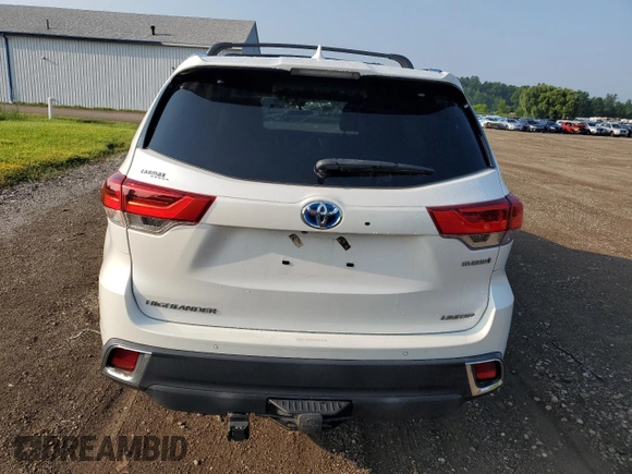 2019 Toyota Highlander Hybrid Limited with VIN 5TDDGRFH2KS071859, listed as a Copart auction lot 63679845 with 56,709 mi miles and Salvage title. Bid and sale history available at DreamBid. Image 6.