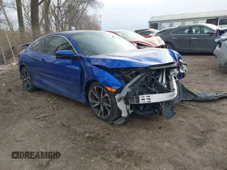 2018 Honda Civic Si Coupe with VIN 2HGFC3A57JH750068, listed as a IAAI auction lot 41705388 with 80,277 mi miles. Bid and sale history available at carsss.com. Image 1.