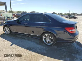 2014 Mercedes-Benz C 250 Sport with VIN WDDGF4HB0EA963918, listed as a Copart auction lot 50125245 with 49,923 mi miles and Salvage Title. Bid and sale history available at DreamBid. Image 2.