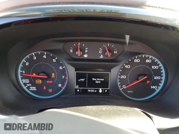 2021 Chevrolet Traverse LT Cloth with VIN 1GNERGKW3MJ125412, listed as a Copart auction lot 67136104 with 76,129 mi miles and Non Repairable. Bid and sale history available at carsss.com. Image 9.