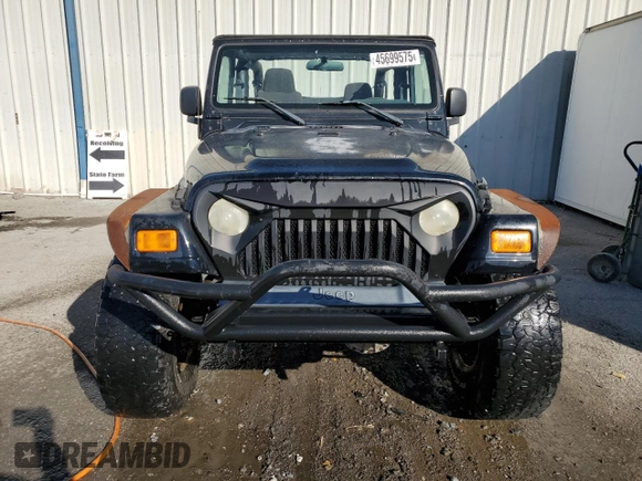 2004 Jeep Wrangler Sport with VIN 1J4FA49S24P754155, listed as a Copart auction lot 45699575 with 147,670 mi miles and Non Repairable. Bid and sale history available at carsss.com. Image 5.