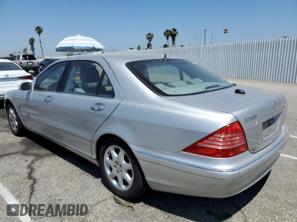 2006 Mercedes-Benz S 500 z VIN WDBNG84J66A468769, wystawiony jako Copart lot #59215775 z przebiegiem 182 272 mil mil oraz Czysty tytuł • Clean title. Historia ofert i sprzedaży dostępna na DreamBid. Obrazek 2.