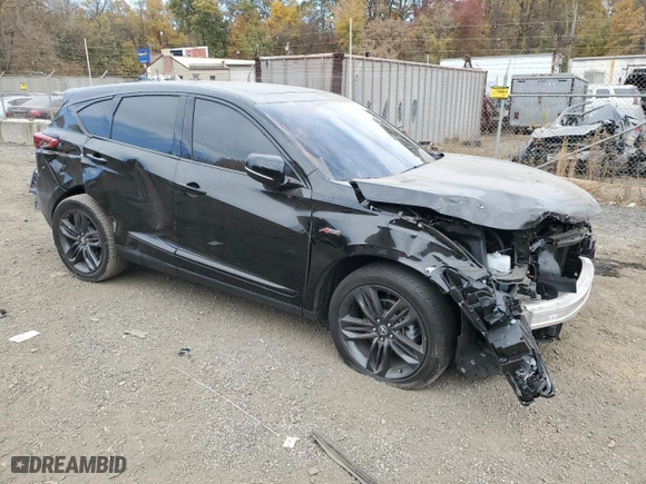 2024 Acura RDX w/A-Spec Package with VIN 5J8TC2H62RL033605, listed as a Copart auction lot 78671174 with 6,067 mi miles and Salvage Title. Bid and sale history available at carsss.com. Image 4.