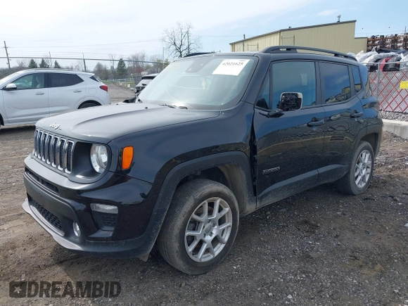 2019 Jeep Renegade Latitude with VIN ZACNJBBB2KPK15600, listed as a IAAI auction lot 42021625 with 69,640 mi miles and . Bid and sale history available at DreamBid. Image 2.