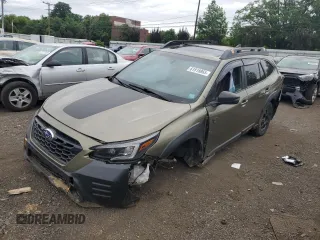 2022 Subaru Outback Wilderness with VIN 4S4BTGUD5N3115281, listed as a Copart auction lot 61818865 with Not provided miles and Salvage title. Bid and sale history available at DreamBid. Image 1.