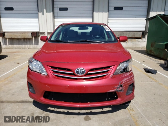 2013 Toyota Corolla L with VIN 2T1BU4EE1DC967124, listed as a Copart auction lot 52697915 with 206,278 mi miles and Salvage Title. Bid and sale history available at DreamBid. Image 5.