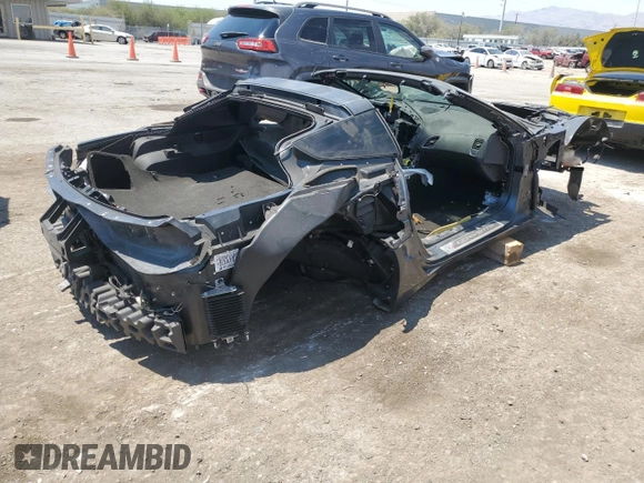 2019 Chevrolet Corvette Z06 2LZ with VIN 1G1YR2D69K5605670, listed as a Copart auction lot 62484644 with 0 mi miles and Non Repairable. Bid and sale history available at carsss.com. Image 3.