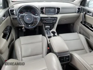 2019 Kia Sportage EX with VIN KNDPN3AC1K7559626, listed as a Copart auction lot 47413215 with 69,428 mi miles and Salvage title. Bid and sale history available at DreamBid. Image 8.