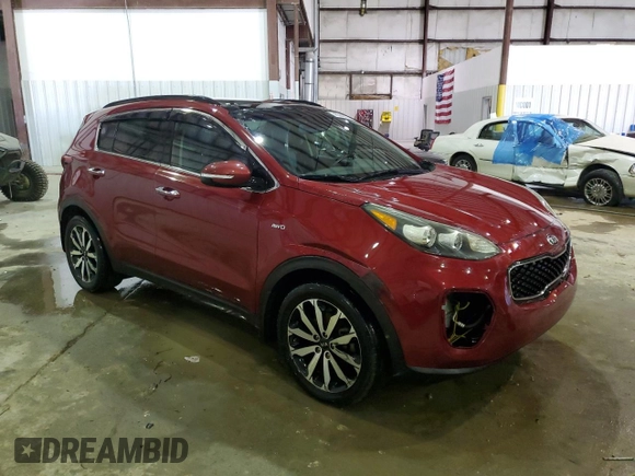 2018 Kia Sportage EX with VIN KNDPNCAC6J7399791, listed as a Copart auction lot 45989575 with 97,348 mi miles and Non Repairable. Bid and sale history available at carsss.com. Image 4.