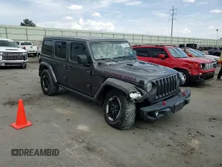 2018 Jeep Wrangler Unlimited Rubicon с VIN 1C4HJXFG1JW213986, выставлен на аукционе Copart как лот 60752665 с пробегом 112 214 миль миль и Списание • Salvage title. История ставок и продаж доступна на DreamBid. Изображение 14.