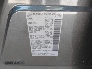 2019 Nissan Pathfinder S with VIN 5N1DR2MN0KC606551, listed as a IAAI auction lot 41883904 with 40,804 mi miles and . Bid and sale history available at DreamBid. Image 9.