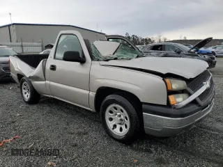 2005 Chevrolet Silverado 1500 Work Truck with VIN 1GCEC14V85Z316676, listed as a Copart auction lot 48424985 with 51,310 mi miles and Non Repairable. Bid and sale history available at DreamBid. Image 4.