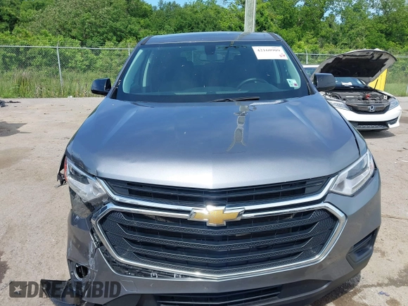 2020 Chevrolet Traverse LS with VIN 1GNERFKW1LJ189439, listed as a IAAI auction lot 42160909 with 102,583 mi miles and . Bid and sale history available at DreamBid. Image 12.