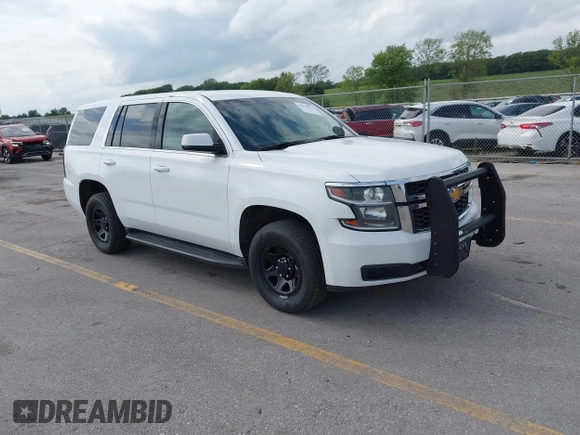 2018 Chevrolet Tahoe Commercial z VIN 1GNSKDEC8JR242164, wystawiony jako IAAI lot #42779273 z przebiegiem 134 654 mil mil oraz . Historia ofert i sprzedaży dostępna na DreamBid. Obrazek 1.