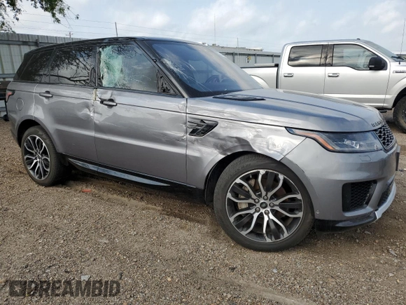 2021 Land Rover Range Rover Sport HSE Silver Edition with VIN SALWR2SU4MA749615, listed as a Copart auction lot 50415645 with 76,370 mi miles and Salvage title. Bid and sale history available at DreamBid. Image 4.