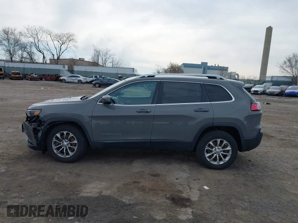 2019 Jeep Cherokee Latitude Plus with VIN 1C4PJMLX9KD445960, listed as a IAAI auction lot 41817194 with 99,194 mi miles and . Bid and sale history available at DreamBid. Image 14.