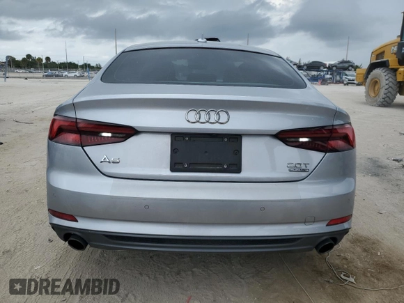 2018 Audi A5 Sportback Premium Plus with VIN WAUENCF55JA055144, listed as a Copart auction lot 50407034 with 119,786 mi miles and . Bid and sale history available at DreamBid. Image 6.