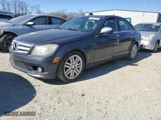 2008 Mercedes-Benz C-Class 3.0L Sport with VIN WDDGF54X98R010556, listed as a Copart auction lot 47401545 with 226,983 mi miles and Clean Title. Bid and sale history available at carsss.com. Image 1.