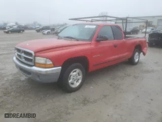 2002 Dodge Dakota SLT with VIN 1B7GL42XX2S504067, listed as a Copart auction lot 44207975 with 223,293 mi miles and Salvage Title. Bid and sale history available at carsss.com. Image 1.