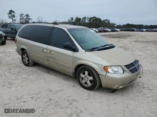 2005 Dodge Caravan SXT with VIN 2D4GP44L95R182514, listed as a Copart auction lot 46191635 with 259,527 mi miles and Salvage Title. Bid and sale history available at carsss.com. Image 4.