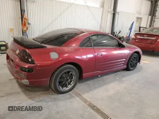 2001 Mitsubishi Eclipse with VIN 4A3AC54H51E182191, listed as a Copart auction lot 82140394 with 160,295 mi miles and Salvage Title. Bid and sale history available at DreamBid. Image 3.