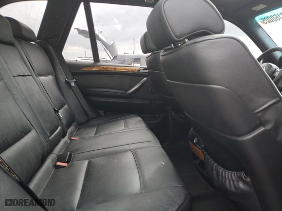 2006 BMW X5 4.4i with VIN 5UXFB53536LV22152, listed as a Copart auction lot 53160005 with 178,555 mi miles and Salvage Title. Bid and sale history available at carsss.com. Image 11.